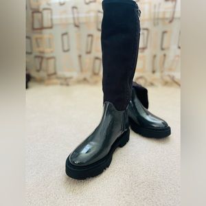 AQUATALIA
Hillaria Leather & Suede Knee High Boots